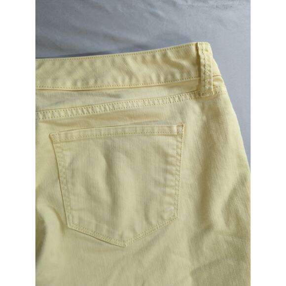 St. John’s Bay Women Yellow Cotton Blend Pants Size 20W / 2W Casual Straight Leg - Picture 11 of 12